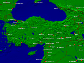 Türkei Städte + Grenzen 1600x1200